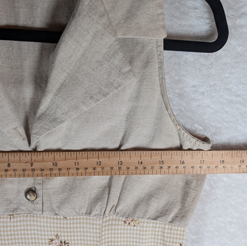 87-Elegant Cream Sleeveless Maxi Dress - Picture 3 of 5